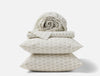 Coyuchi Organic Print Percale Seafoam Chrysanthemum Sheet Sets at Fig Linens and Home