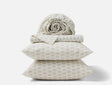 Coyuchi Organic Print Percale Seafoam Chrysanthemum Sheet Sets at Fig Linens and Home
