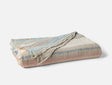 Coyuchi Topanga Dusk Stripe Organic Matelasse Blankets | Fig Linens and Home 2