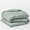 Duvet Cover - Coyuchi Sage Organic Crinkled Percale Duvet at Fig Linens and Home