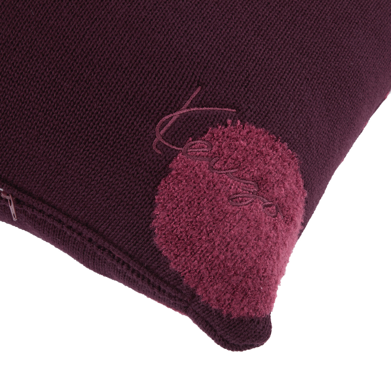 K Dot Bordeaux Decorative Pillow by Kenzo Paris