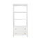 Etagere - Worlds Away Davie White Etagere at Fig Linens and Home - Shelves & Storage Front View