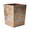 Distressed Waste Basket in Champagne & Gold by Kim Seybert at Fig Linens and Home