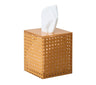 Kim Seybert Reed Tissue Box in Natural by Kim Seybert - Natural 5.25"L x 5.25"W x 6.3"H at FIG LINENS AND HOME - 1