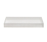 Reed White Vanity Tray | Kim Seybert at Fig Linens and Home