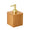 Kim Seybert Reed Soap Dispenser in Natural by Kim Seybert - Natural 3.5"L x 3.5"W x 6.5"H at FIG LINENS AND HOME - 1