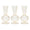 Kim Seybert BUD VASE: TESS S3 - Champagne Glass Bud Vases Set at Fig Linens and Home 1