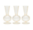 Kim Seybert BUD VASE: TESS S3 - Champagne Glass Bud Vases Set at Fig Linens and Home 1