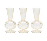 Kim Seybert BUD VASE: TESS S3 - Champagne Glass Bud Vases Set at Fig Linens and Home 1