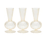 Kim Seybert BUD VASE: TESS S3 - Champagne Glass Bud Vases Set at Fig Linens and Home 1
