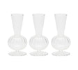 Kim Seybert BUD VASE: TESS S3 - Clear Glass Bud Vases Set at Fig Linens and Home 1
