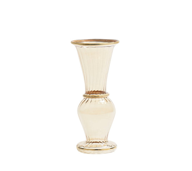 Trumpet Bud Vase in Champagne by Kim Seybert at Fig Linens and Home