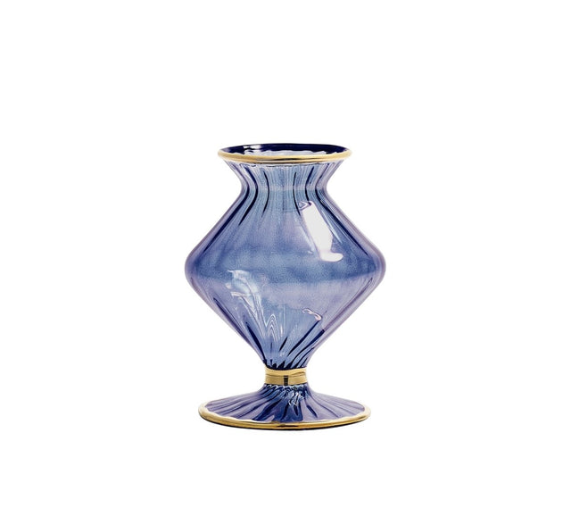 Scallop Bud Vase in Blue by Kim Seybert at Fig Linens and Home