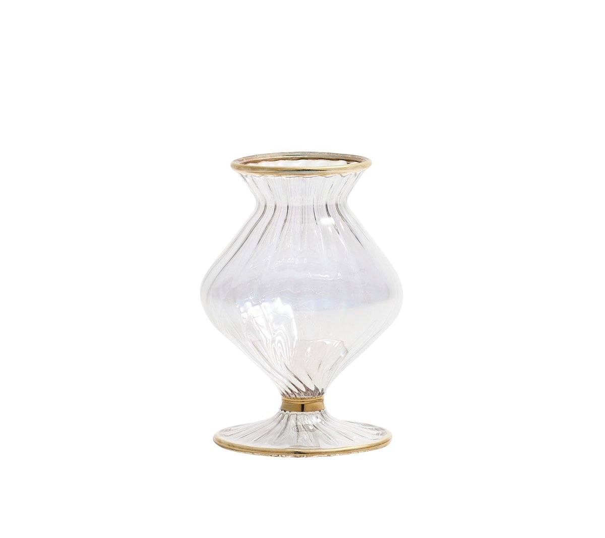 Scallop Bud Vase in Clear by Kim Seybert at Fig Linens and Home