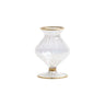 Scallop Bud Vase in Clear by Kim Seybert at Fig Linens and Home
