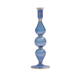 Ripple Candle Holder in Blue by Kim Seybert at Fig Linens and Home