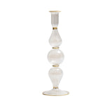 Ripple Candle Holder in Clear by Kim Seybert at Fig Linens and Home