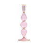 Ripple Candle Holder in Pink by Kim Seybert at Fig Linens and Home