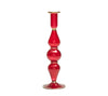 Ripple Ruby Candlestick Detail 2 | Kim Seybert at Fig Linens and Home