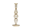 Ripple Smoke Candlestick | Kim Seybert at Fig Linens and Home