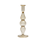 Ripple Smoke Candlestick | Kim Seybert at Fig Linens and Home