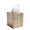 Russet Gold/Silver Tissue Box | Kim Seybert at Fig Linens and Home