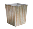Russet Gold/Silver Waste Basket | Kim Seybert at Fig Linens and Home