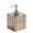 Russet Gold/Silver Soap Dispenser | Kim Seybert at Fig Linens and Home