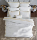 Orchids Lux Stella Organic Duvet Cover - Queen - Natural at Fig Linens and Home 6