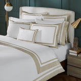 Orchids Lux Stella Organic Duvet Cover - Queen - Sand at Fig Linens and Home 1