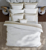 Orchids Lux Stella Organic Duvet Cover - Queen - Sand at Fig Linens and Home 2