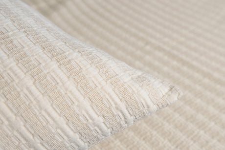 Fabric Detail - Dune Sand Bedding by Kevin O'Brien Studio at Fig Linens and Home