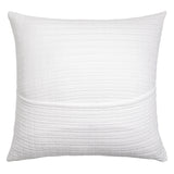 Euro Sham Back - Dune White Bedding by Kevin O'Brien Studio at Fig Linens and Home