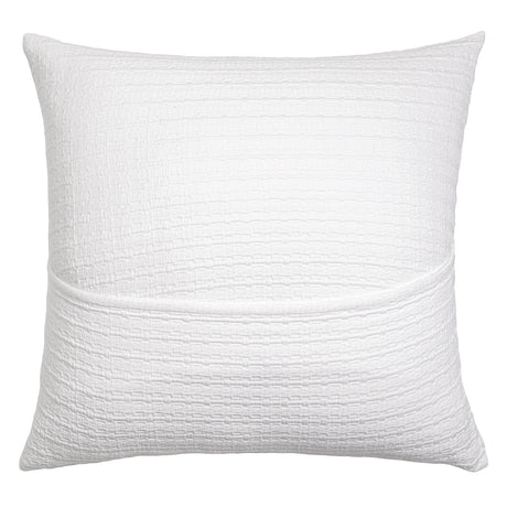 Euro Sham Back - Dune White Bedding by Kevin O'Brien Studio at Fig Linens and Home