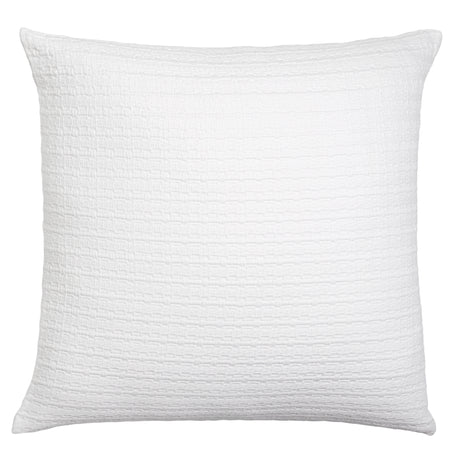 Euro Sham Front - Dune White Bedding by Kevin O'Brien Studio at Fig Linens and Home