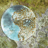 Abyss Habidecor Bath Rug - Dune Round Bathroom Rug - Aqua 210 - Fig Linens and Home 2