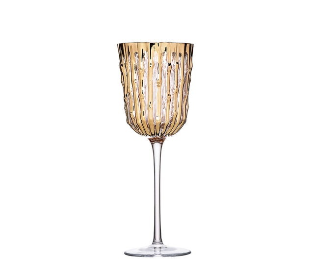 Bamboo Gold Glassware | Kim Seybert at Fig Linens and Home