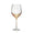 Orion Wine Glass in Gold by Kim Seybert at Fig Linens and Home