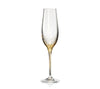 Orion Champagne Flute in Gold by Kim Seybert at Fig Linens and Home