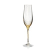 Orion Champagne Flute in Gold by Kim Seybert at Fig Linens and Home