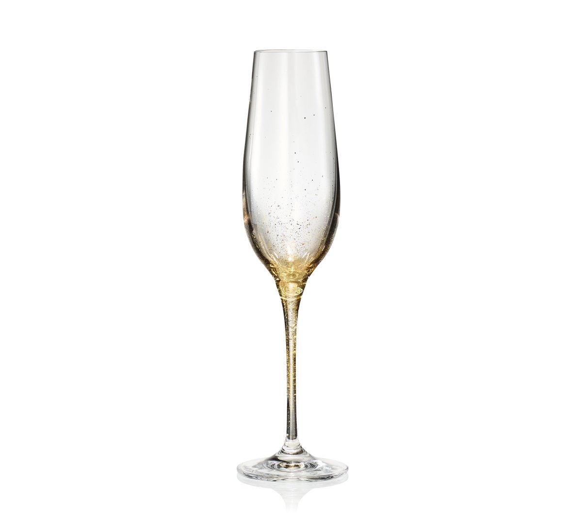 Orion Champagne Flute in Gold by Kim Seybert at Fig Linens and Home