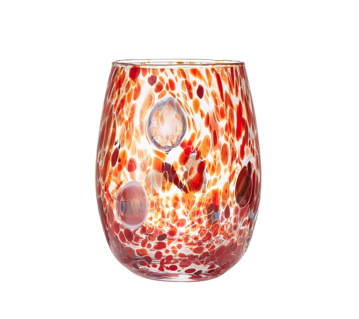Gala Tumbler in Orange by Kim Seybert at Fig Linens and Home - 1