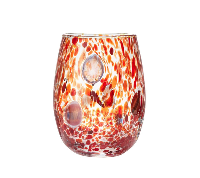 Gala Tumbler in Orange by Kim Seybert at Fig Linens and Home - 1