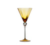 Daphne Wine Glass in Amber by Kim Seybert at Fig Linens and Home