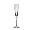 Daphne Flute in Clear & Gold by Kim Seybert at Fig Linens and Home