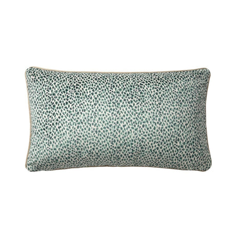 Yves Delorme Zenaide Paon Decorative Pillow by Yves Delorme  - Decorative Pillow 13 x 22 Zenaide Paon  at FIG LINENS AND HOME - 2
