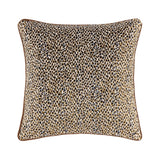 Yves Delorme Zenaide Nuit Decorative Pillow by Yves Delorme  - Decorative Pillow 18 x 18 Zenaide Nuit  at FIG LINENS AND HOME - 2