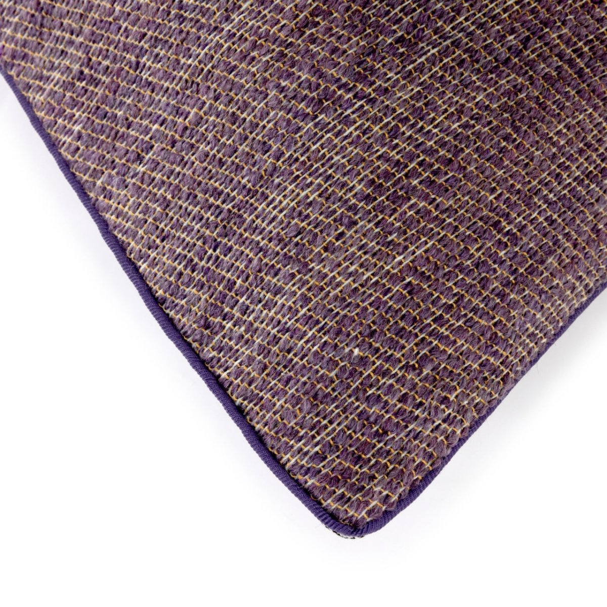 Corner Finish Detail - Lulu Iris Decorative Pillow by Yves Delorme at Fig Linens and Home