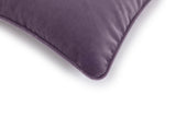 Detail of Throw Pillow in Iris Purple - Yves Delorme Divan - Fig Linens and Home Westport
