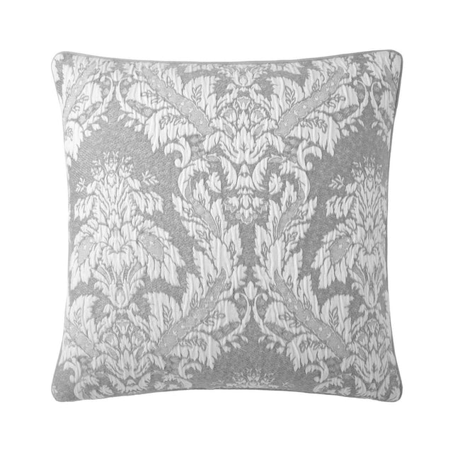 Throw Pillow - Fresque Platine Decorative Pillow by Yves Delorme at Fig Linens and Home Westport